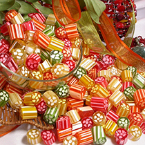 MEYVE AROMALI AK�DE �EKER� ( KIRMA )